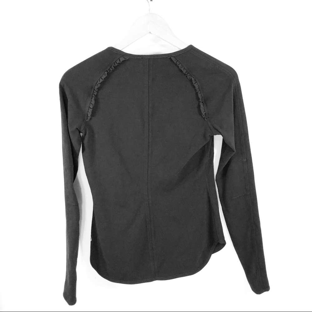 Lululemon Runder Under Long Sleeve Top Ruffles - Picture 2 of 5
